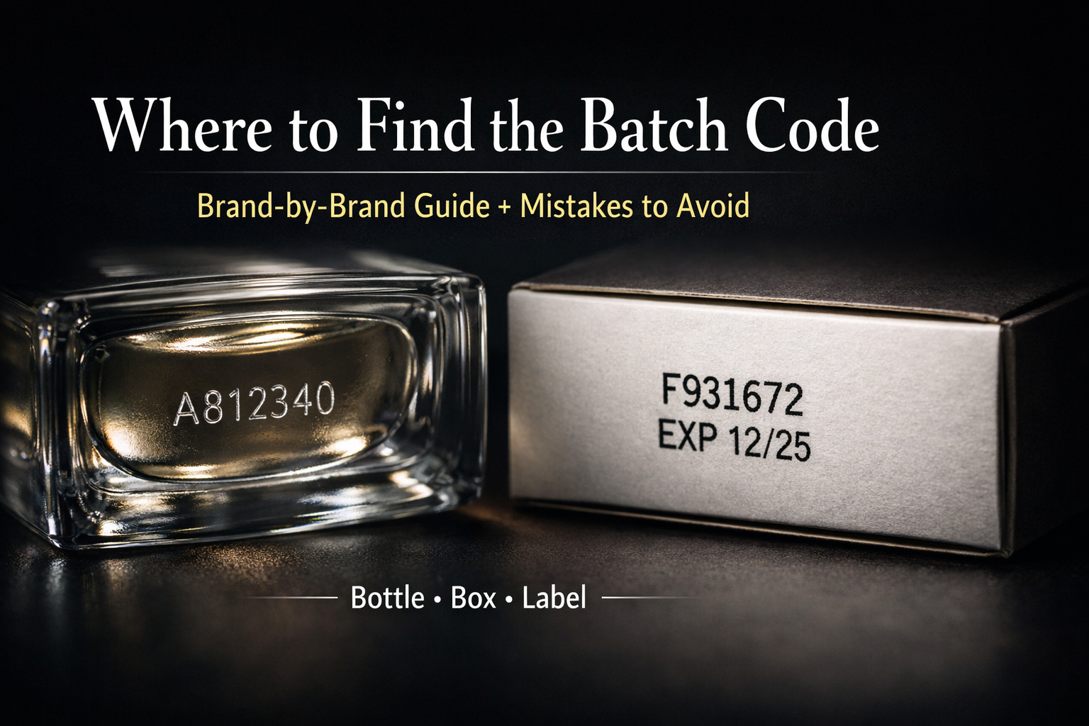 Wo finde ich den Batch Code?